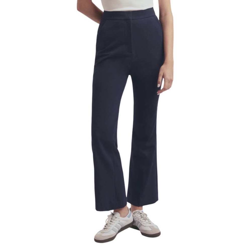 Favorite Daughter The Phoebe Crop Flare Pants in Navy 6